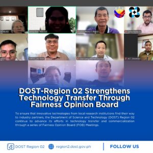 DOST Region 2 Strengthens Technology Transfer Through Fairness Opinion