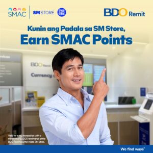 BDO and SMAC launch points-earning benefit for BDO Remittance claimants at SM