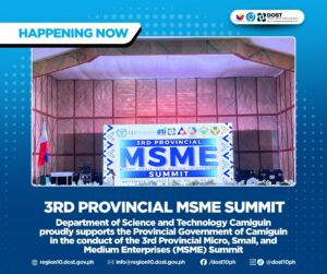 DOST Camiguin Supports the 3rd Provincial MSME Summit!