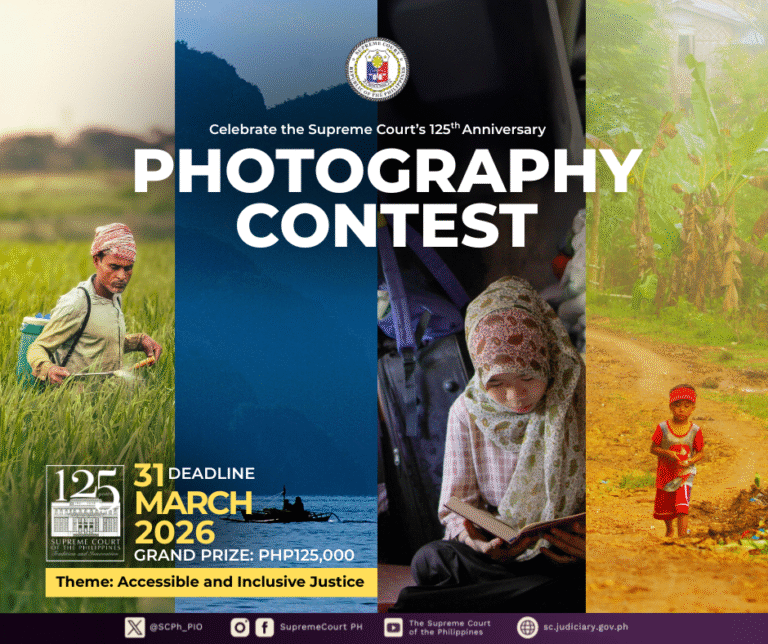 SC Invites Filipinos to Celebrate Its 125th Anniversary Through Photo Contest