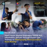 DOST Ilocos Region Empowers TESDA RO1 Information Officers through Expert-Led Training on Photography, Photojournalism, Reels Making