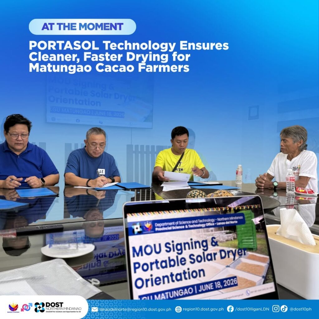 𝐏𝐎𝐑𝐓𝐀𝐒𝐎𝐋 𝐓𝐞𝐜𝐡𝐧𝐨𝐥𝐨𝐠𝐲 𝐄𝐧𝐬𝐮𝐫𝐞𝐬 𝐂𝐥𝐞𝐚𝐧𝐞𝐫, 𝐅𝐚𝐬𝐭𝐞𝐫 𝐃𝐫𝐲𝐢𝐧𝐠 𝐟𝐨𝐫 𝐌𝐚𝐭𝐮𝐧𝐠𝐚𝐨 𝐂𝐚𝐜𝐚𝐨 𝐅𝐚𝐫𝐦𝐞𝐫𝐬
