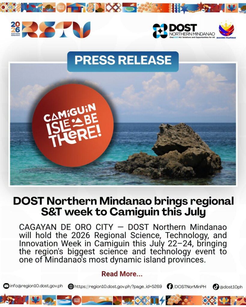 DOST Northern Mindanao brings regional S&T week to Camiguin this July
